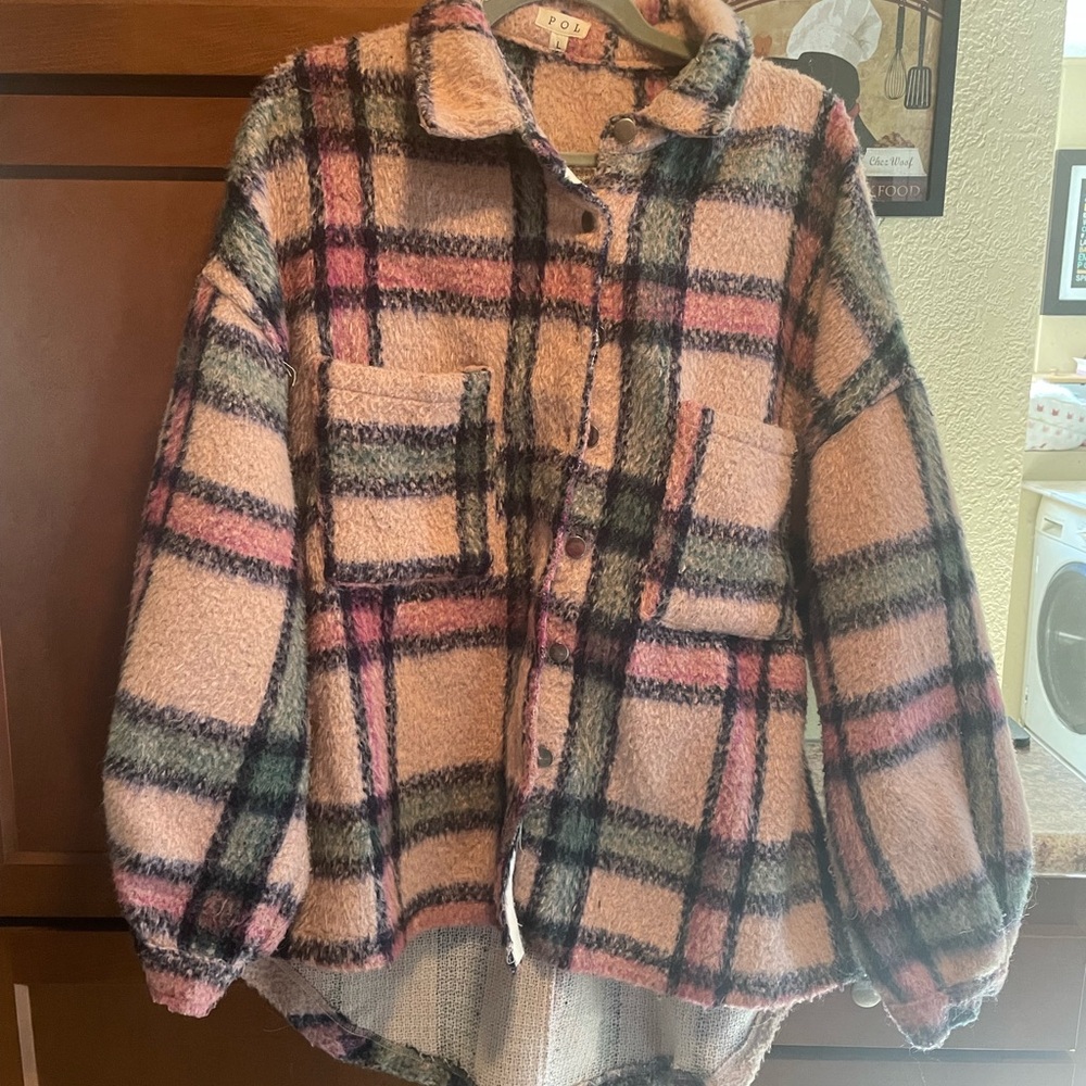 POL Multicolor Fleece Jacket